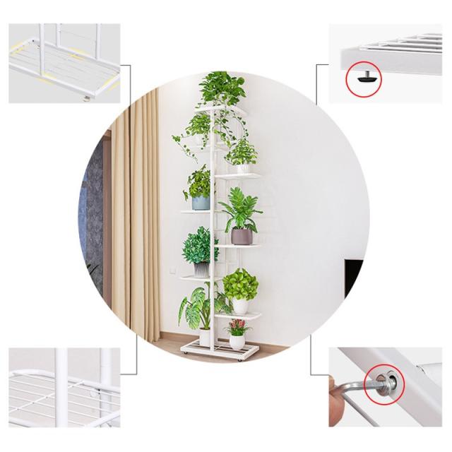 フラワースタンド ガーデンラック 花台 植物ラック フラワーラック 4/5