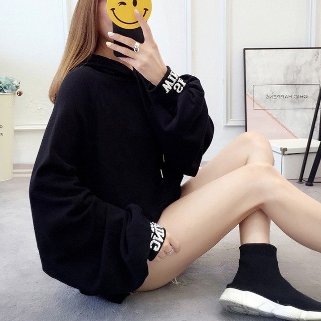 トップス レディース 6色展開 パーカー プルオーバー ブラック 黒色 イエロー 黄色 ホワイト 白色 レッド 赤色 オレンジ グリーン 緑色 の通販はau Pay マーケット Funny Bunny