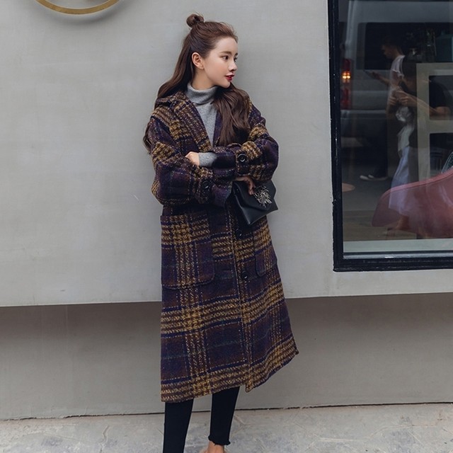コート レディース チェスターコート シングルブレスト シングルボタン ポケット アウター ロングコート 長袖 チェック レトロ カジュアル おしゃれ メンズライク トラッド フェミニン ゆったり ゆる こなれ感 抜け感 送料無料の通販は 7,121円