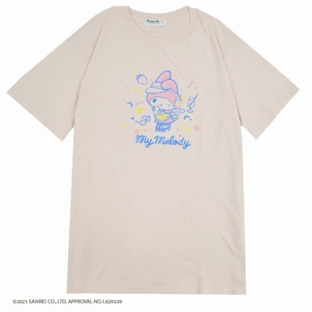 マイメロディ マイメロ 刺繍 Tシャツ 半袖 春夏 サンリオ Sanrio