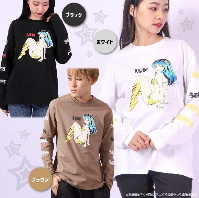 うる星やつら 小学館 ラムちゃん Tシャツ ロンT 袖 プリント