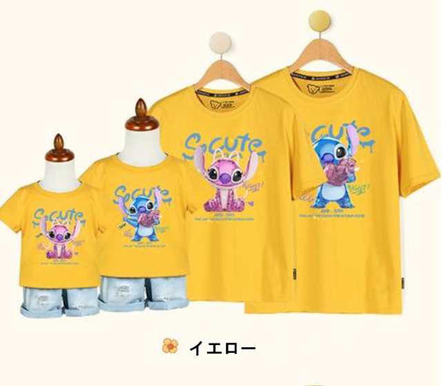 ディズニー スティッチ キャラTシャツ ミッキーマウス 半袖Tシャツ