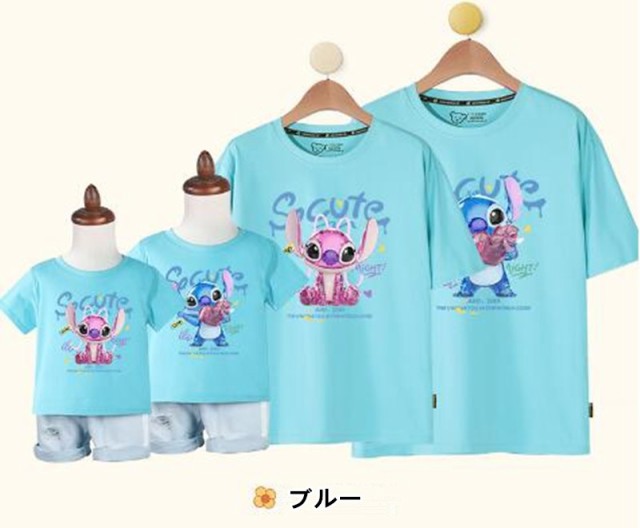 ディズニー スティッチ キャラTシャツ ミッキーマウス 半袖Tシャツ