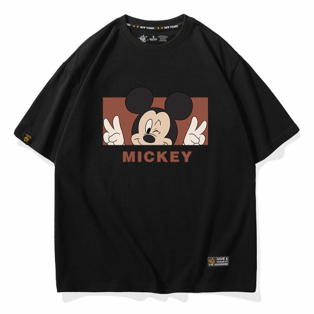 ディズニー Tee ミッキー ドナルド くまのプーさん プリントtシャツ