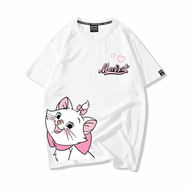 ディズニー 半袖Tシャツ『おしゃれキャット』マリー キャラTシャツ Tee