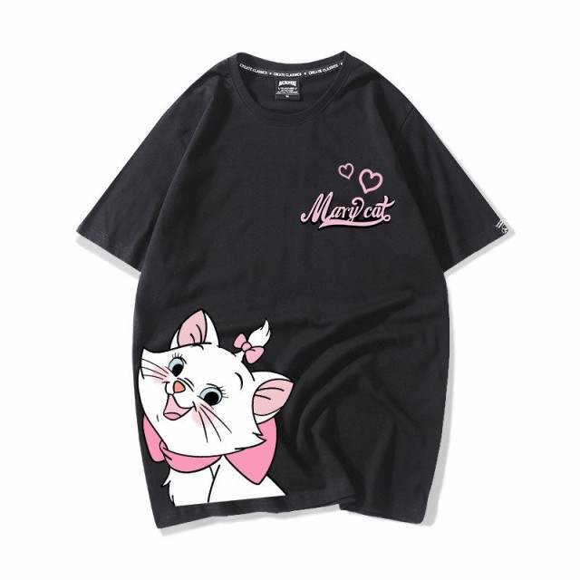 ディズニー 半袖Tシャツ『おしゃれキャット』マリー キャラTシャツ Tee 