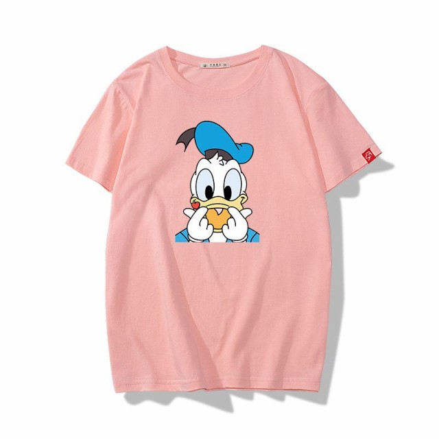 6色○5タイプ ディズニー 半袖Tシャツ 綿100％ ドナルドダック