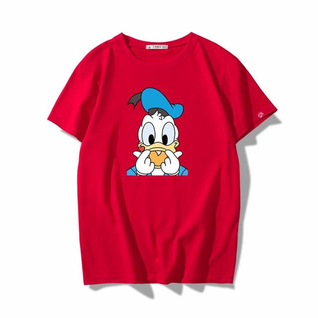 6色○5タイプ ディズニー 半袖Tシャツ 綿100％ ドナルドダック