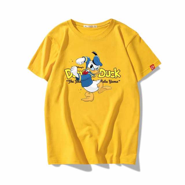 6色○5タイプ ディズニー 半袖Tシャツ 綿100％ ドナルドダック