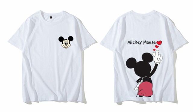 7色 2タイプ ディズニー 半袖tシャツ 綿100 ミッキーマウス ミニーちゃん コットンtシャツ ｔ Shirt 大きいサイズ トップス ペアルの通販はau Pay マーケット Fr Tokyo