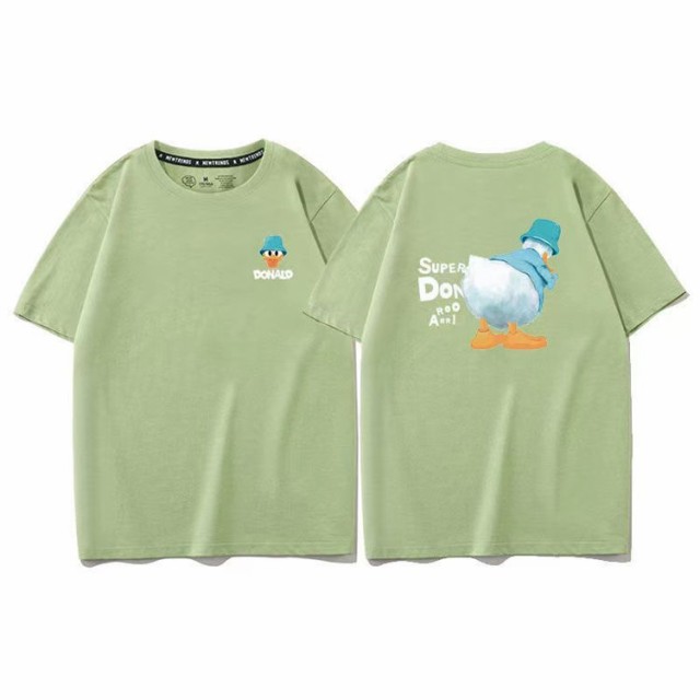 6色○2タイプ ディズニー 半袖Tシャツ 綿100％ ドナルドダック