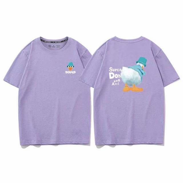 6色○2タイプ ディズニー 半袖Tシャツ 綿100％ ドナルドダック