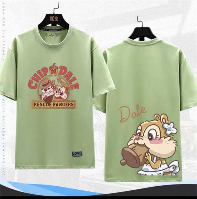 ディズニー チップとデール チプデル 半袖Tシャツ Tee プリントtシャツ