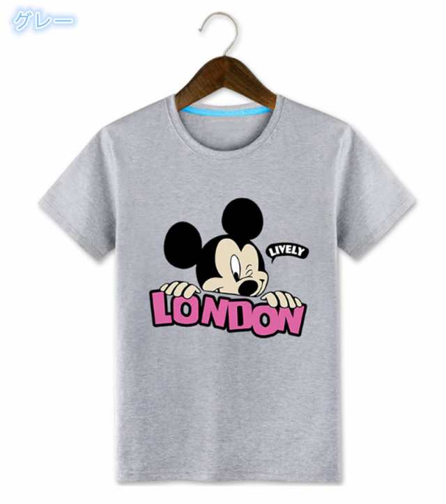 ディズニー キャラTシャツ ミッキーマウス Ｔ-shirt 半袖Tシャツ