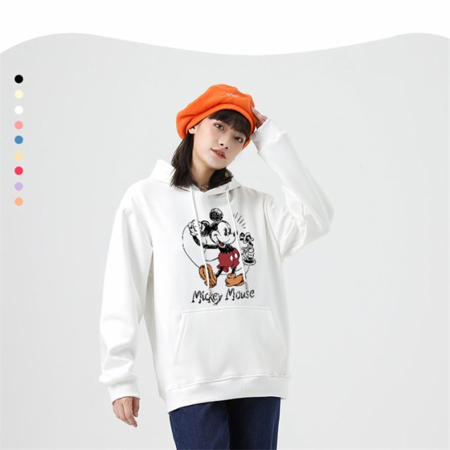 ディズニー フード付きパーカー スウェット Disney ミッキー
