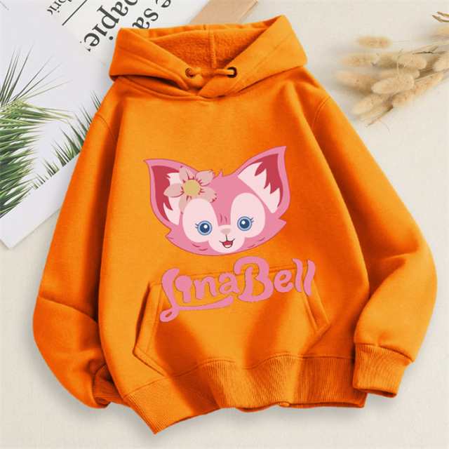 9色 リーナベル モチーフ パーカー スウェット LinaBell