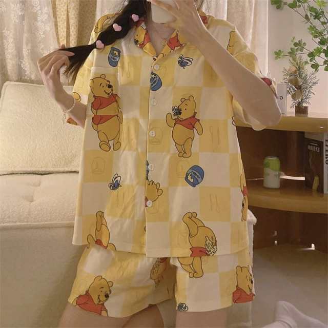Amazon | [NA] [KMNOZOMI] パジャマ レディース くまのプーさん