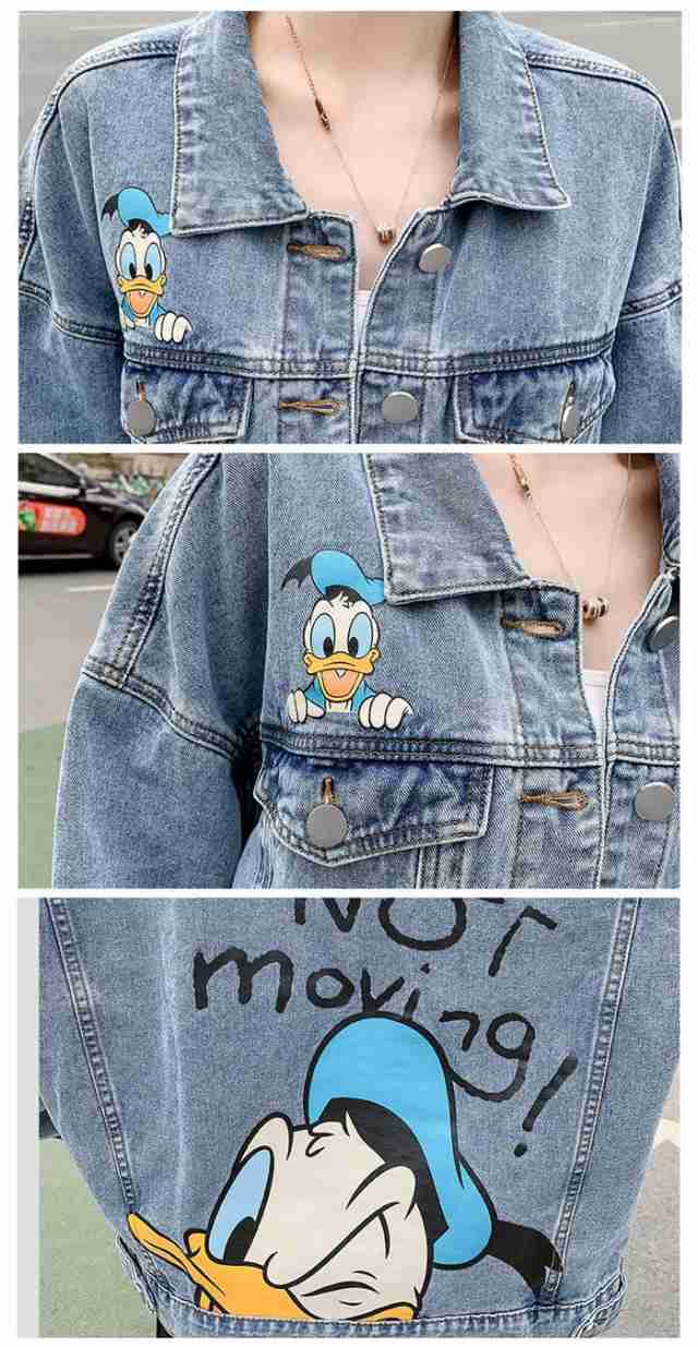 ディズニー デニムジャケット Disney コート ペアルック ジャケット