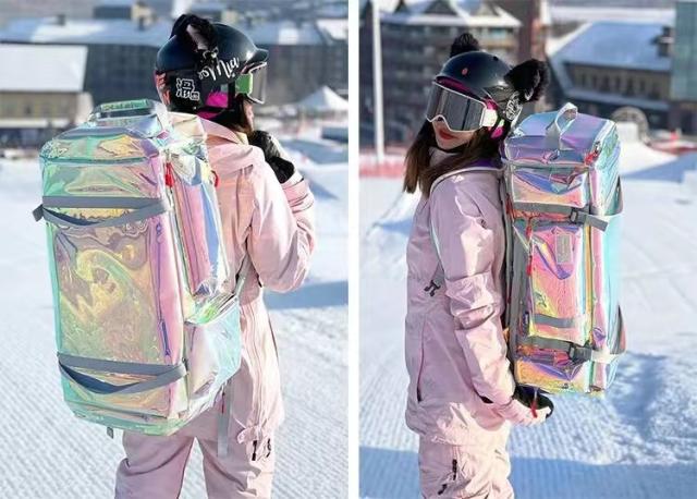 スキーバッグ スキーケース オールインワン TPU反射カラーフィルム