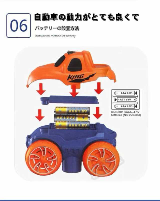 ミニカー おもちゃ 車 動く レール Changeable Track レールの上