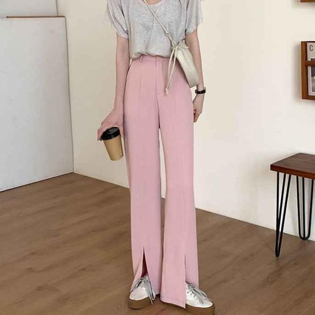 ボトムス パンツ ストレートパンツ テーパードパンツ ストレート ワイド ハイウエスト きれいめ シンプル カジュアル おしゃれ お洒落 かっこいい 大人可愛い こなれ感 ラフ ボーイッシュ ルーズ 抜け感 無地 0 夏 2021 20代 30代 女性用 ママ 女の子 デート お出かけ 女子会の通販は 5,080円