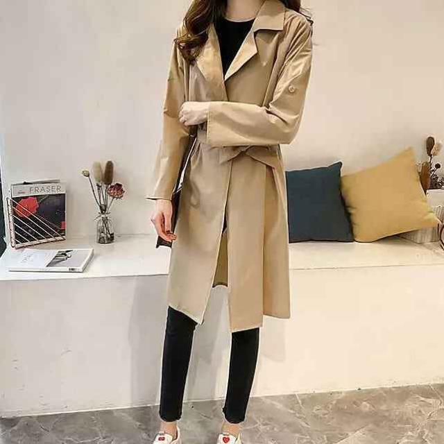 アウター コート ジャケット 膝下 ミモレ ミモレ丈 袖あり 長袖 Vネック 襟付き リボン ウエストリボン 切り替えデザイン フード付き ポケット 前開き かわいい きれいめ シンプル カジュアル 大人 上品 おしゃれ お洒落 かっこいい 大人可愛い こなれ感 無地 秋 冬 結婚式 の通販は 5,433円