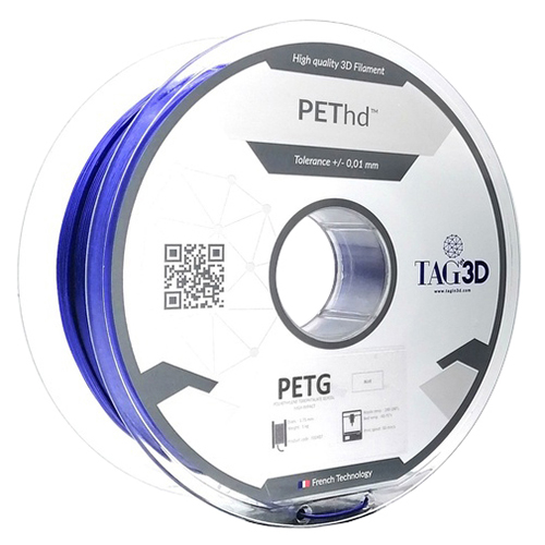 TAGin3D 3Dプリンター用フィラメント HD PETフィラメント PET HD-1.75BL ブルー 1kg