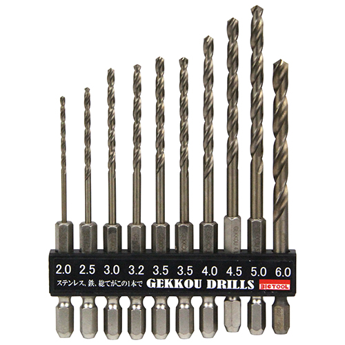 ビック・ツール 月光ドリル 六角軸 10本セット 6GK10Pの通販は 6,546円