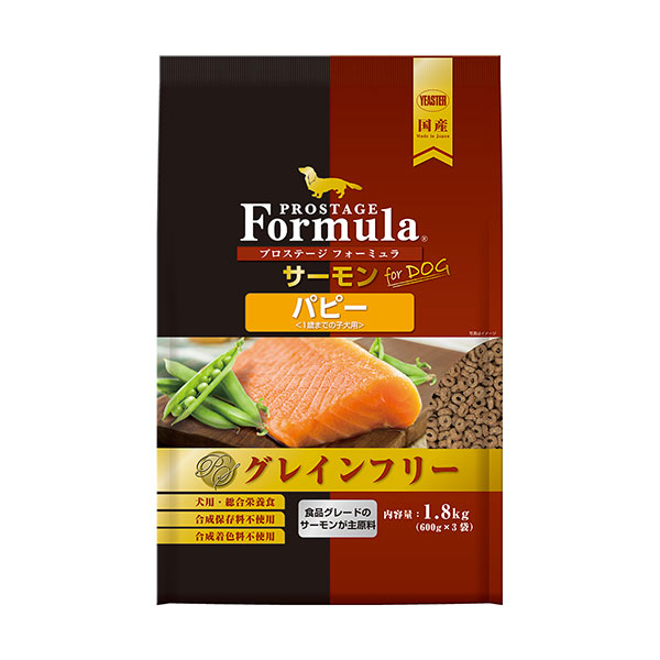 プロステージ フォーミュラ ドッグ サーモン パピー 1.8kg (600g×3)の通販は 4,951円