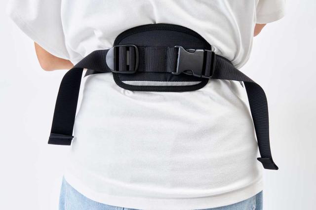 ペット用 スリング バッグ ヒップシートLight ブラック 犬用 猫用 抱っこひも 耐荷重 10kg お散歩バッグ お散歩ポーチ お出かけ_5