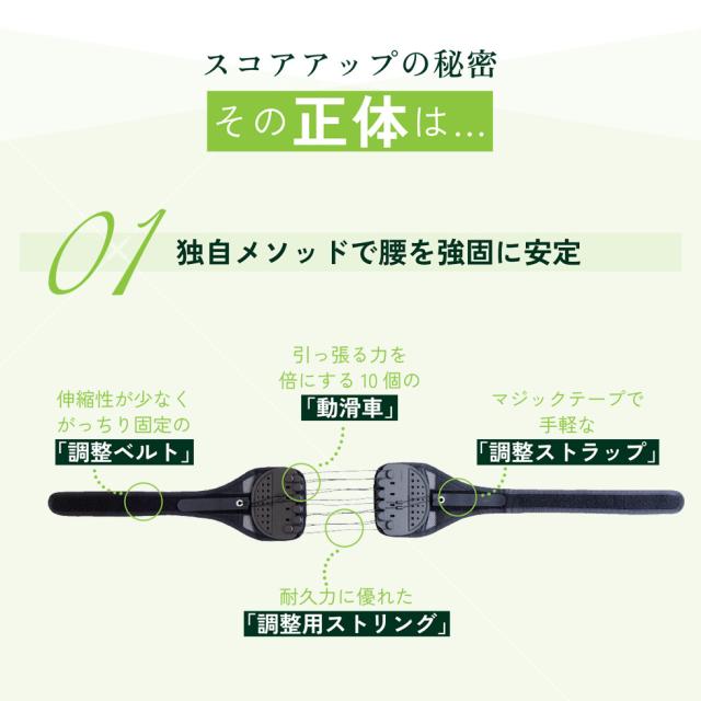 【公式】ガードナーベルトFORLOOP（ガードナーベルトフォーループ） 腰サポーター 腰ベルト 骨盤サポート ベルトループ対応 姿勢サポート ゴルフ スイング安定 メンズ_6
