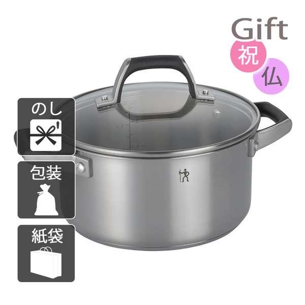 杉山金属　エコライン 寸胴鍋 蓋無し 目盛付 33cm 27L 007219 杉山金属 エコライン 寸胴鍋 蓋無し 目盛付 33cm 27L 007219