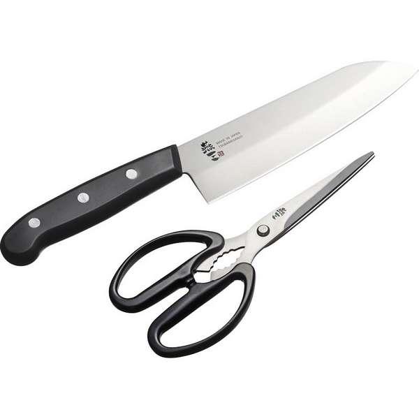 カンダ 神田作 黒合板三徳包丁 18cm 129091 カンダ 神田作 黒合板三徳包丁 18cm #129091(代引不可)【送料無料】