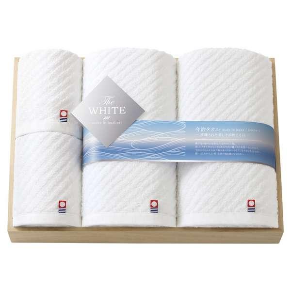 ホワイトデー お返し 人気 プチ 卒業 入学 記念品 プレゼント お祝 2026 送料無料 ギフト プレゼント タオル 今治 ザ ホワイト 日本製 バスタオル2P&フェイスタオル2P(木箱入)