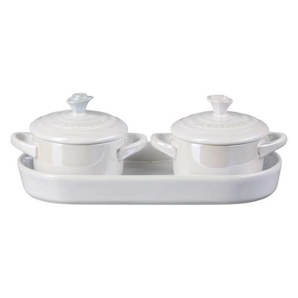 ホワイトデー お返し 人気 プチ 卒業 入学 記念品 プレゼント お祝 2026 送料無料 ギフト プレゼント 両手鍋 ル･クルーゼ プチ･ローズココット･セット