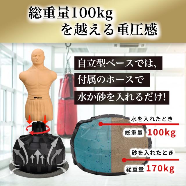 プロ監修☆ゴング格闘技で紹介／ Critical 人型サンドバッグ サンド