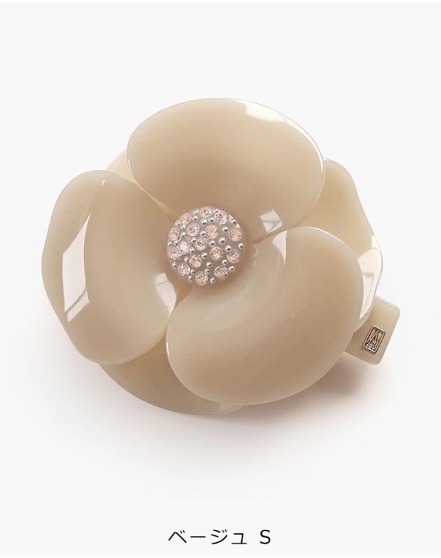 アレクサンドル ドゥ パリ バレッタ おしゃれ ハーフアップ 髪留め 花 ヘアアクセサリー 上品 ブランド カメリア パステル アレクサンドルドゥパリ ALEXANDRE DE PARIS BURRETTE CAMELIA PASTEL [6cm] AA6-1935-29 送料無料_1