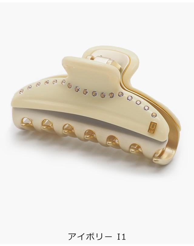 アレクサンドル ドゥ パリ クリップ ヘアクリップ M 大きめ おしゃれ 髪留め ヘアークリップ しっかり ヘアアクセサリー ブランド ヴァンドームクリップ アレクサンドルドゥパリ スワロフスキー 4cm×7.5cm ALEXANDRE DE PARIS VENDOME M Clip ICCM-15571-03 送料無料