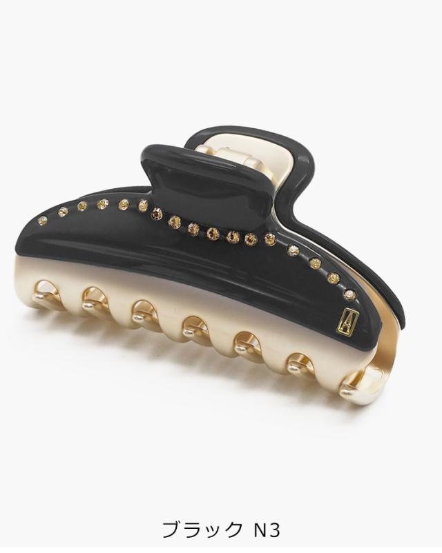 アレクサンドル ドゥ パリ クリップ ヘアクリップ M 大きめ おしゃれ 髪留め ヘアークリップ しっかり ヘアアクセサリー ブランド ヴァンドームクリップ アレクサンドルドゥパリ スワロフスキー 4cm×7.5cm ALEXANDRE DE PARIS VENDOME M Clip ICCM-15571-03 送料無料