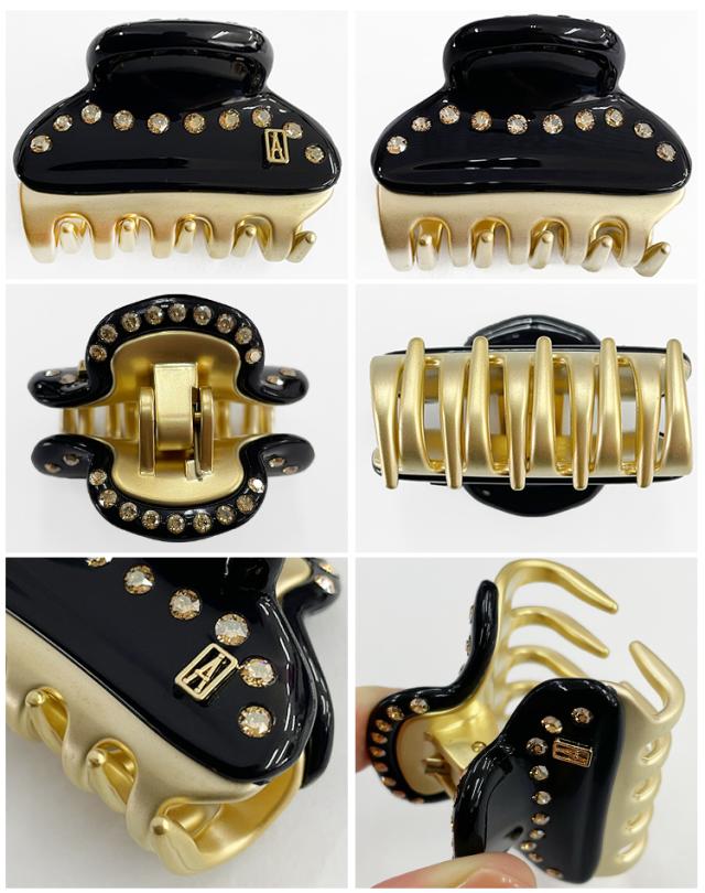 アレクサンドル ドゥ パリ クリップ ヘアクリップ S おしゃれ 髪留め 前髪 ヘアークリップ しっかり ブランド ヴァンドームクリップ アレクサンドルドゥパリ スワロフスキー 3cm×4.5cm ALEXANDRE DE PARIS VENDOME S Clip ICC45-14339-06 送料無料