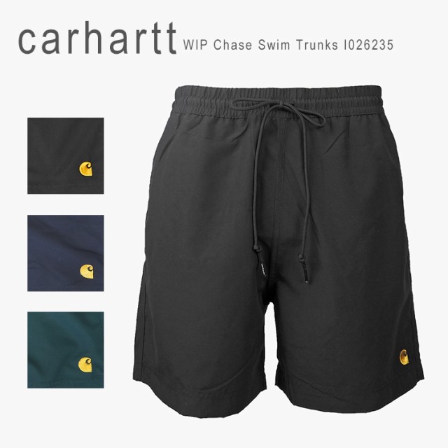 カーハート 水着 メンズ インナー付き 水陸両用 海パン ハーフパンツ 短パン Carhartt WIP CHASE SWIM TRUNKS  I026235 [M便 1/1]｜au PAY マーケット