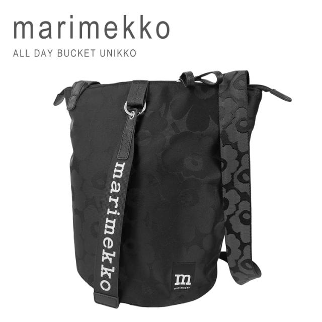 マリメッコ ショルダーバッグ レディース A4 オールデイ バケット ウニッコ Marimekko All Day Bucket Unikko 092226 999 送料無料