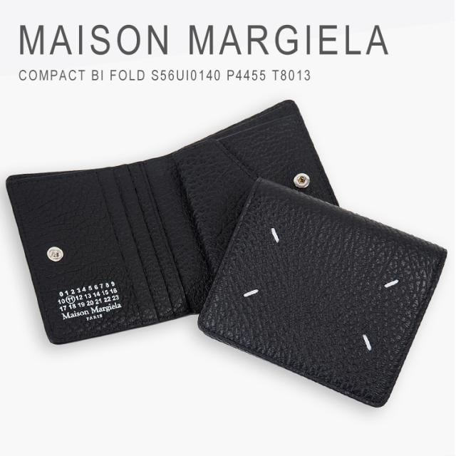マルジェラ 財布 二つ折り レディース メンズ コンパクト 本革 ブランド メゾンマルジェラ Maison Margiela COMPACT BI FOLD S56UI0140 P4455 T8013 送料無料