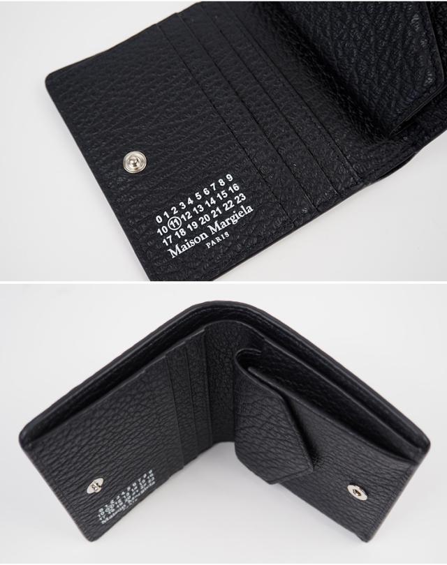 マルジェラ 財布 二つ折り レディース メンズ コンパクト 本革 ブランド メゾンマルジェラ Maison Margiela COMPACT BI FOLD S56UI0140 P4455 T8013 送料無料_4