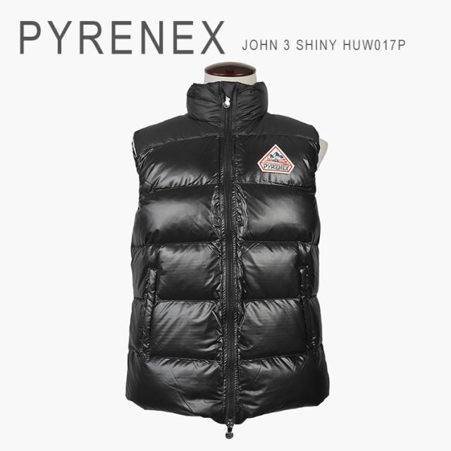 ピレネックス ダウン ベスト ダウンベスト メンズ ブランド ユニセックス 男女兼用 アウター ビンテージ  ジョン3 シャイニー 2024AW 2024秋冬 2024-25 PYRENEX JOHN 3 SHINY HUW017P 送料無料
