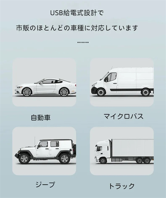 車載扇風機 USB扇風機 3段階風量 USB給電 設置簡単 車内扇風機 車扇風機 車載ファン 後部座席用 カーファン 省エネ 小型 車 自動車用_9