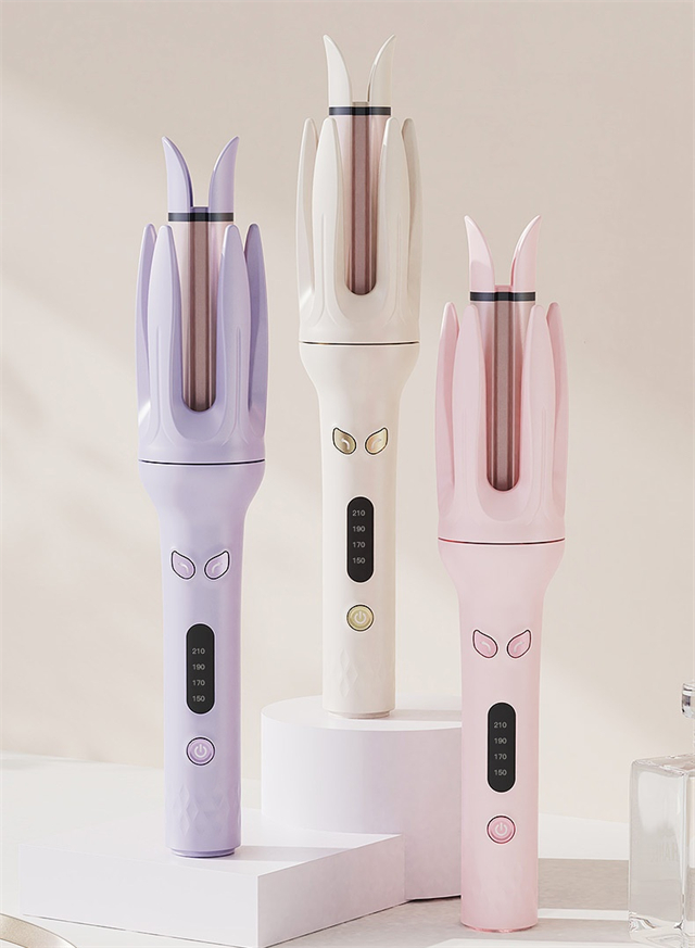 ヘアアイロン 自動巻きヘアアイロン 28mm 4段階温度調節 150℃〜210℃