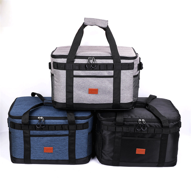 ソフトクーラーボックス 大容量40L 保冷バッグ 保温 折りたたみ 4層