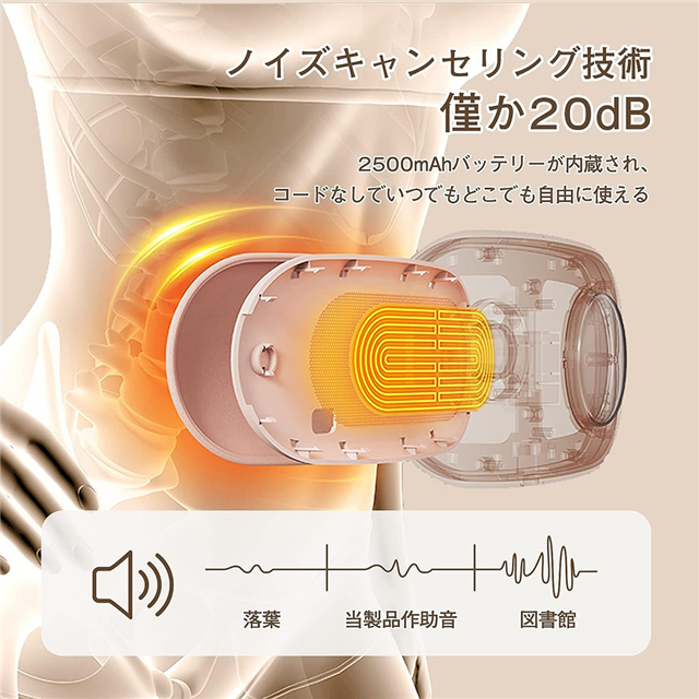 電熱ベルト 腰用温熱ベルト 腰マッサージャー ホットベルト 腹部 腰温熱 USB充電式 マッサージ振動機能付き 男女兼用 電熱式 5種類モード 3段階ヒーター 軽量 携帯便利_4
