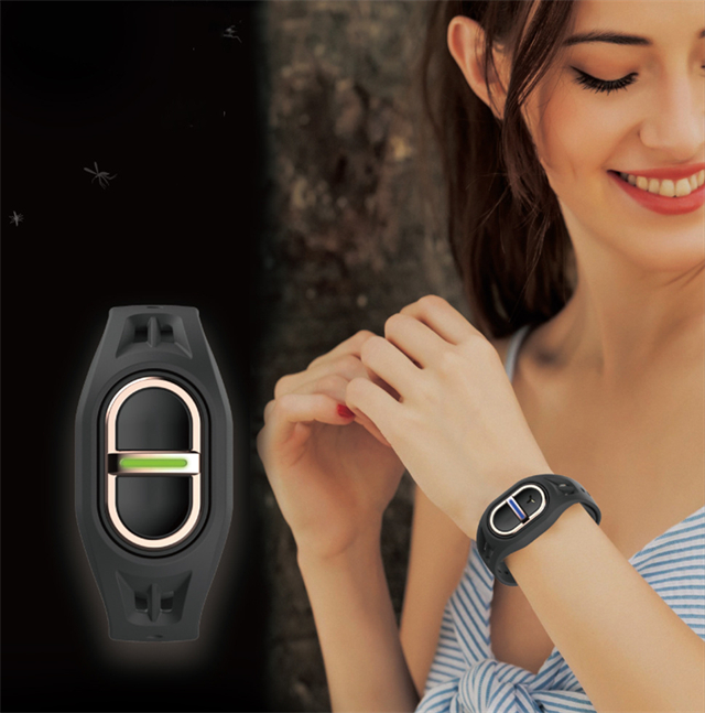 超音波蚊よけブレスレット 全方位360度 360°虫除け 虫よけ